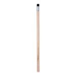 houten potlood met gekleurde gum. - zwart