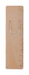 houten boekenlegger met liniaal, 11 cm.