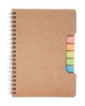 notitieboek met 60 bladzijden en 5x25 sticky notes