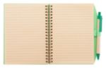 gerecycled papier spiraal notitieboek met 80 pag.