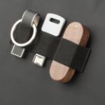 pu lederen documenten map met rits in a4 formaat.