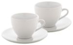 cappuccino set met 2 kopjes en schoteltjes 150 ml