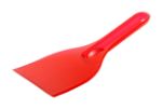 plastic ijskrabber. - rood