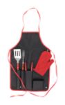 vijf delige bbq set met drie rvs accessoires