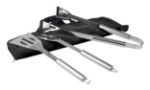 drie delige rvs barbecue set