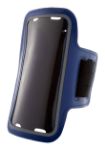 pu-lederen armband voor mobile telefoon. - blauw
