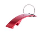 aluminium flesopener met sleutelhanger