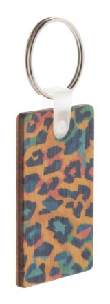 gelamineerde berkenhouten sleutelhanger.