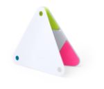 memoblok met sticky notes, gerecycleerd karton