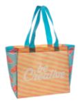 all over bedrukte non-woven shopper