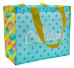 all over bedrukte non-woven shopper