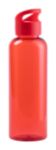 transparante tritan sportfles 530 ml pruler - rood