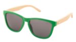 zonnebril met bamboe pootjes 400 uv bescherming - groen