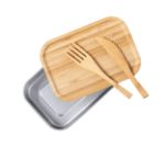 rvs lunchbox met bamboedeksel sariul