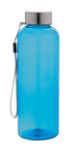rpet sportfles met rvs dop en draagriem pembar - licht blauw