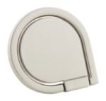 metalen houder met zelfklevende voet zrin - zilver