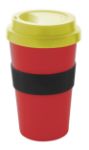 thermo mok met dop en siliconen grip cup 400 ml