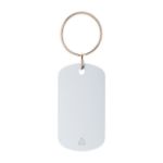 sleutelhanger ralutag recycled aluminium - zilver