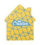 custom made zelfklevende blaadjes creastick house