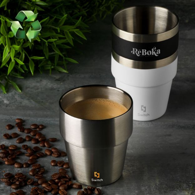 hyco recycled rvs dubbelwandige beker