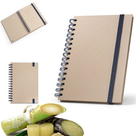 a5 notitieblok met ringen en suikerrietpapier