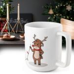 mok met kerstopdruk 330 ml