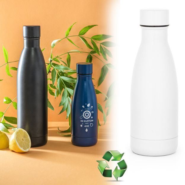 thermosfles recycled roestvrijstalen 400 ml