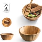 saladekom van acaciahout