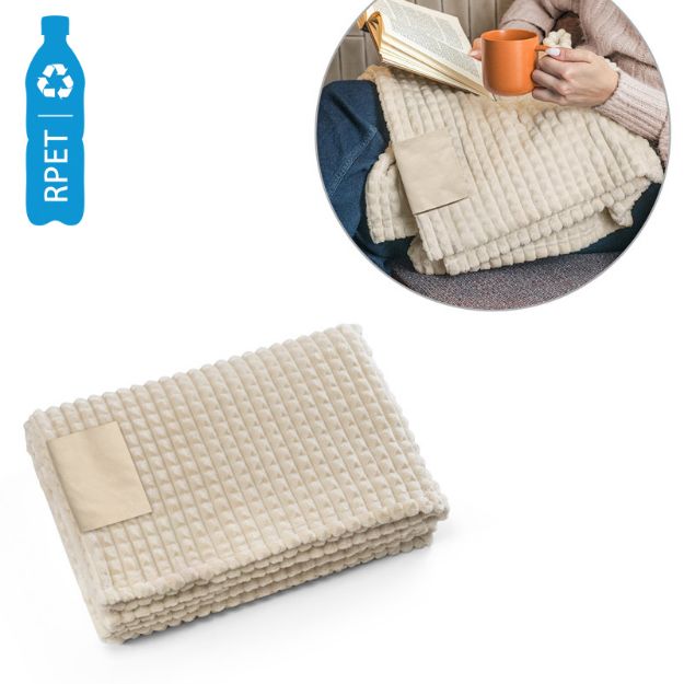 deken van gerecycled polyester (100% r-pet)