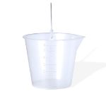 maatemmer van 6 liter van transparant pp manson