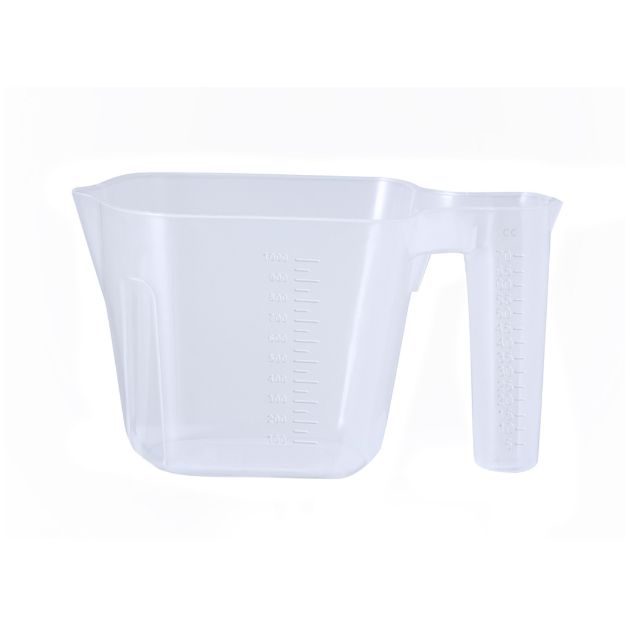 maatkan van 1 liter van transparant pp lumer