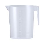 maatkan van 2.2 liter van transparant pp sasuk