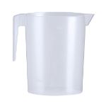 maatkan van 2.2 liter van transparant pp sasuk