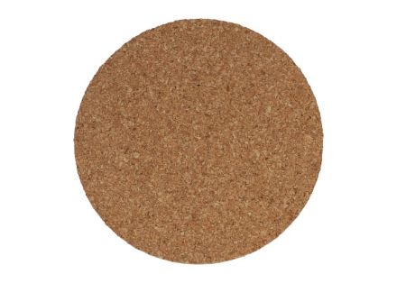 ronde onderzetter van kurk