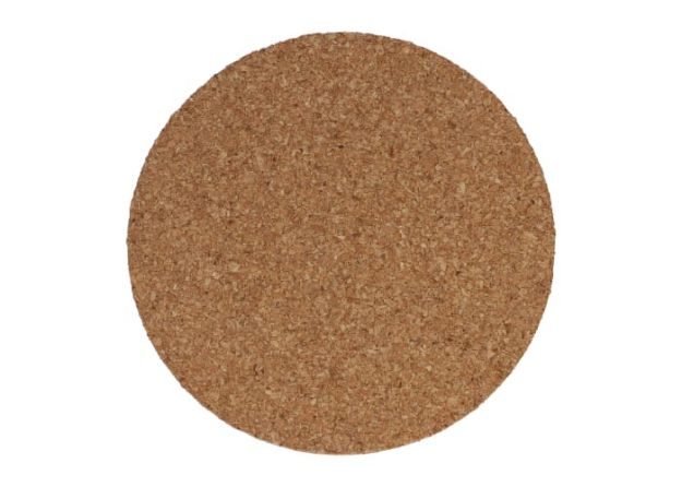 ronde onderzetter van kurk