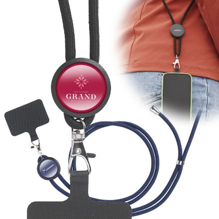 verstelbare lace lanyard rpet polyester 5 mm