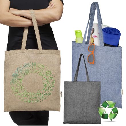 pheebs 150 g/m2 aware recyclede katoenen draagtas