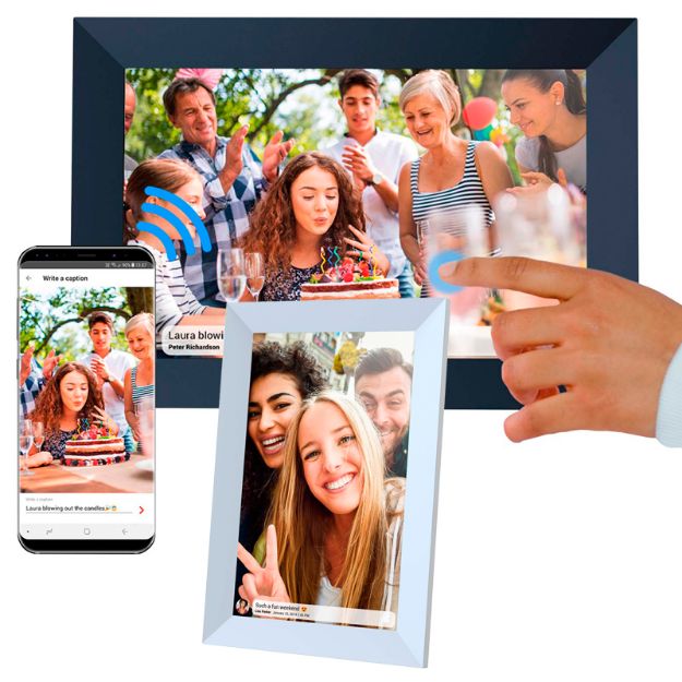 prado 10inch frameo digitale fotolijst met wifi