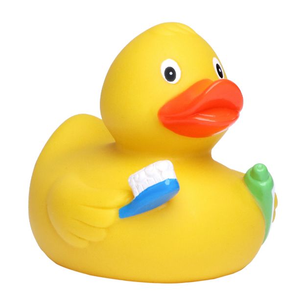 stress eend tandenborstel