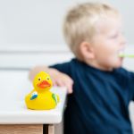 stress eend tandenborstel