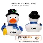 stress eend sneeuwman