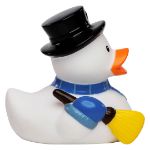 stress eend sneeuwman