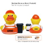 stress eend vuilnisman