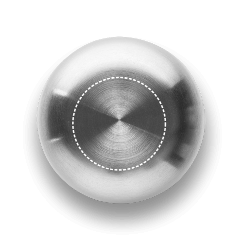 Lasergravure <   2 cm2 (Ø 55 mm)