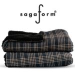 sagaform rut fleece plaid