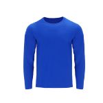 katoenen t-shirt lange mouw 160 g/m2 hawk s-xxxl