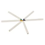 set van 6 eeuwige potloden van melkverpakkingen