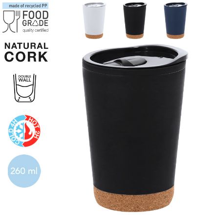 thermosbeker recycled pp doyle 260 ml