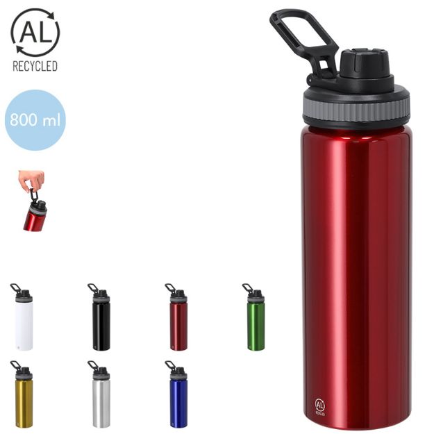 drinkfles recycled aluminium fouler 800 ml