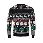 kersttrui met 10 led lampjes l/xl